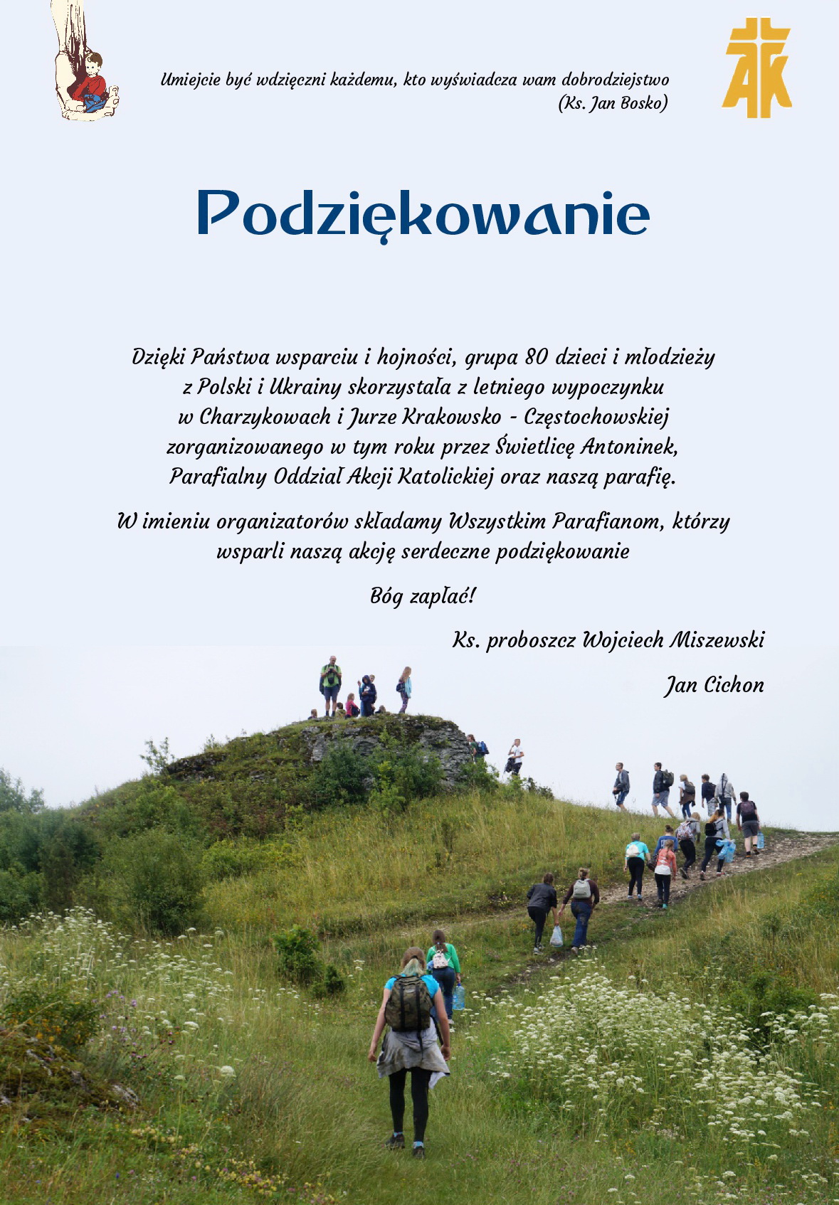 Podziękowanie