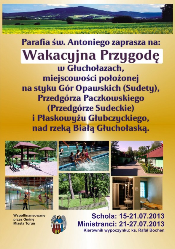 plakat wakacje