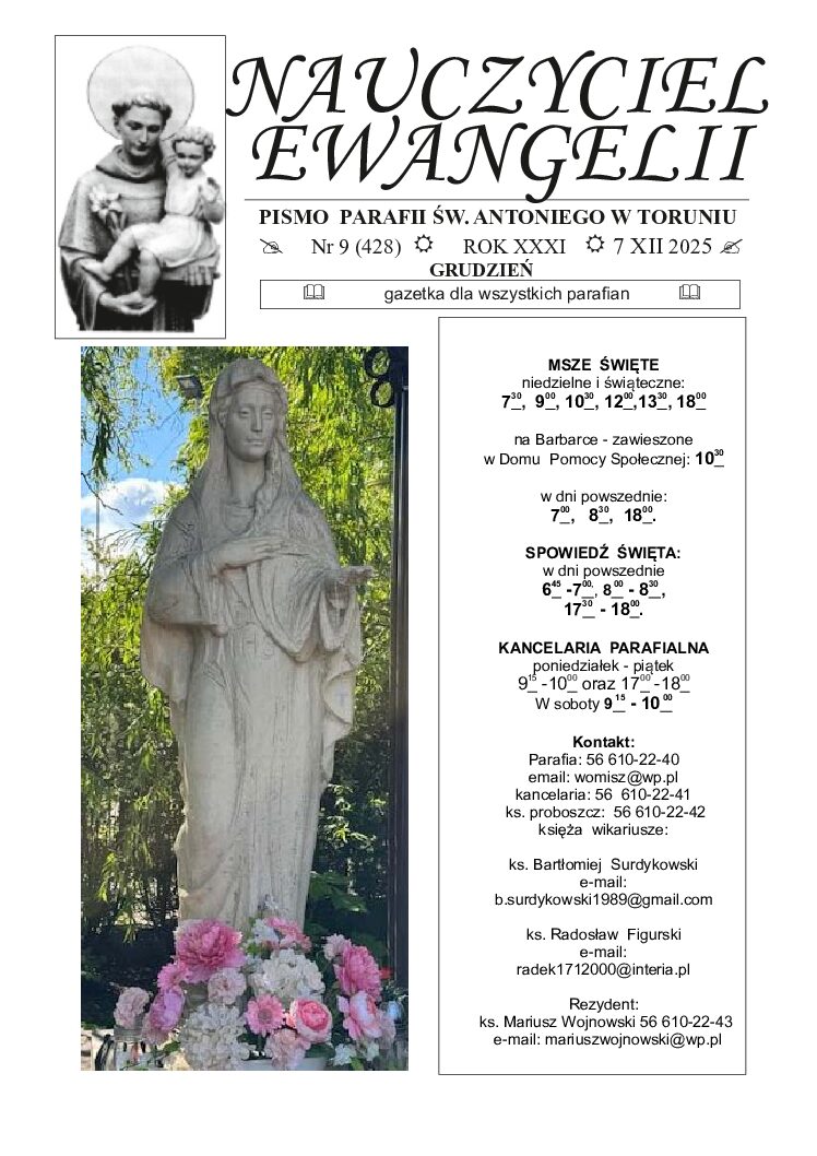 NAUCZYCIEL EWANGELII 2025 NR 09 (428)